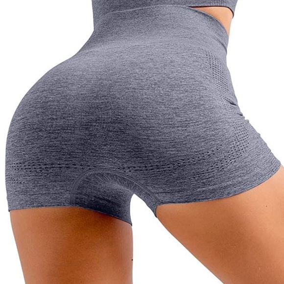 Biker high waisted gym shorts - Picture 3 of 7